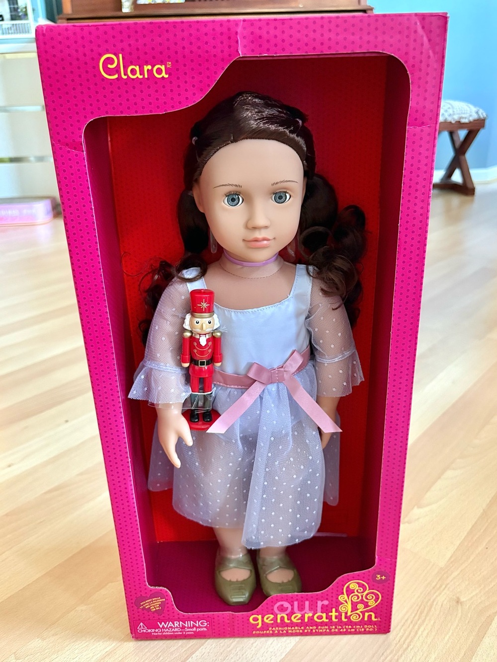 Our Generation Clara Doll with Mini Nutcracker Ballet Dance Toy *NEW*
